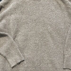 American Eagle Outfitters Heathered Brown Turtleneck Sweater